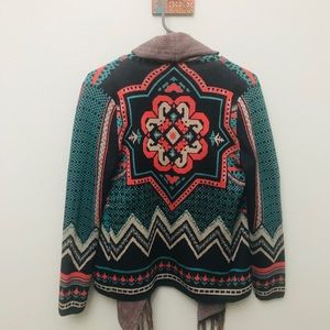 NWT Flying Tomato Colorful Cardigan Small